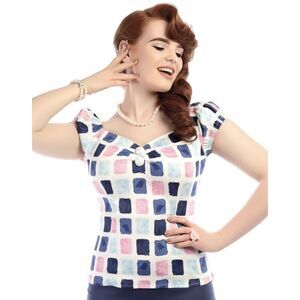 Collectif Dolores Pin-Up Blouse